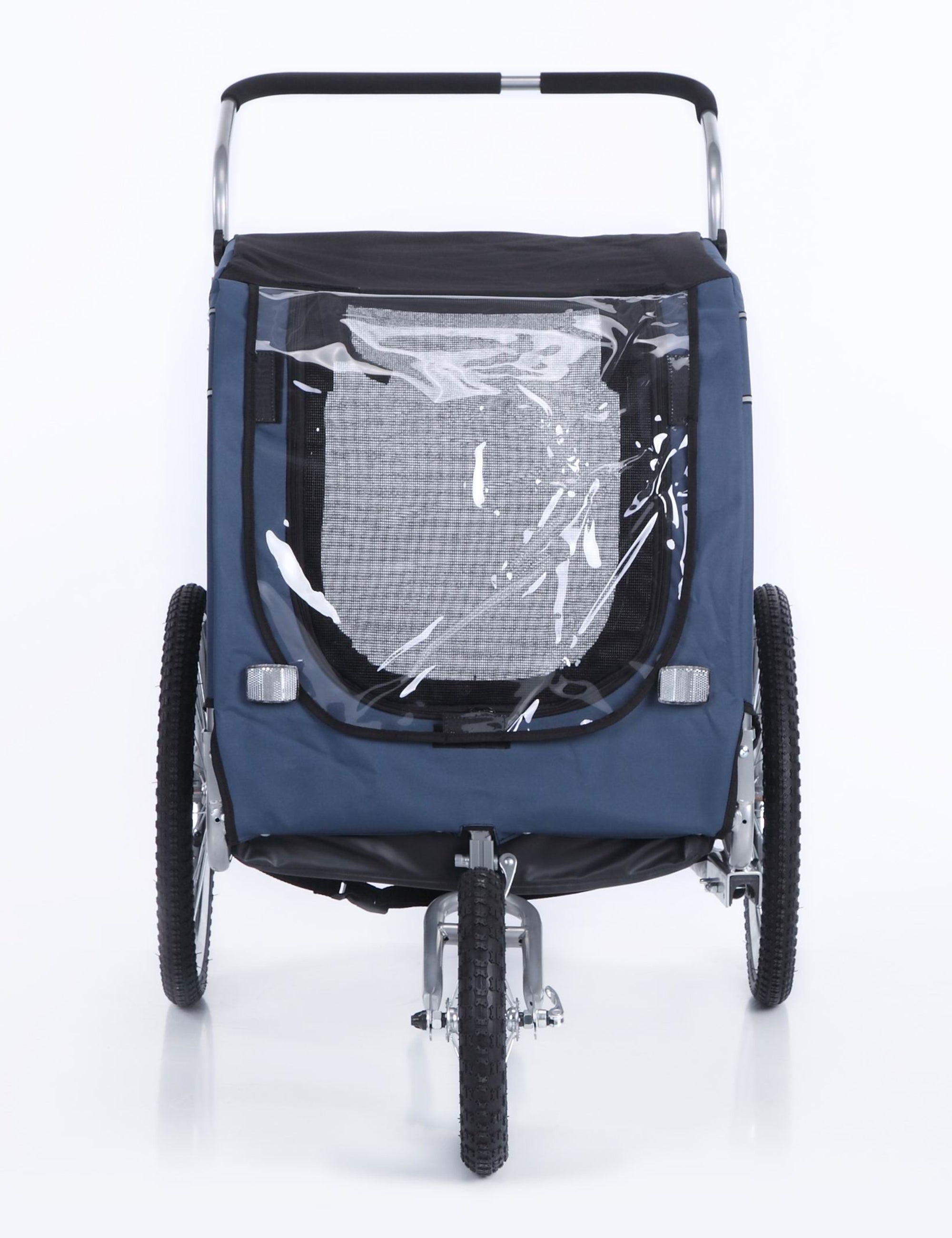 Dog Trailer Bicycle & Jogger 2-in-1 with Handbrake and Reflectors (10202B)