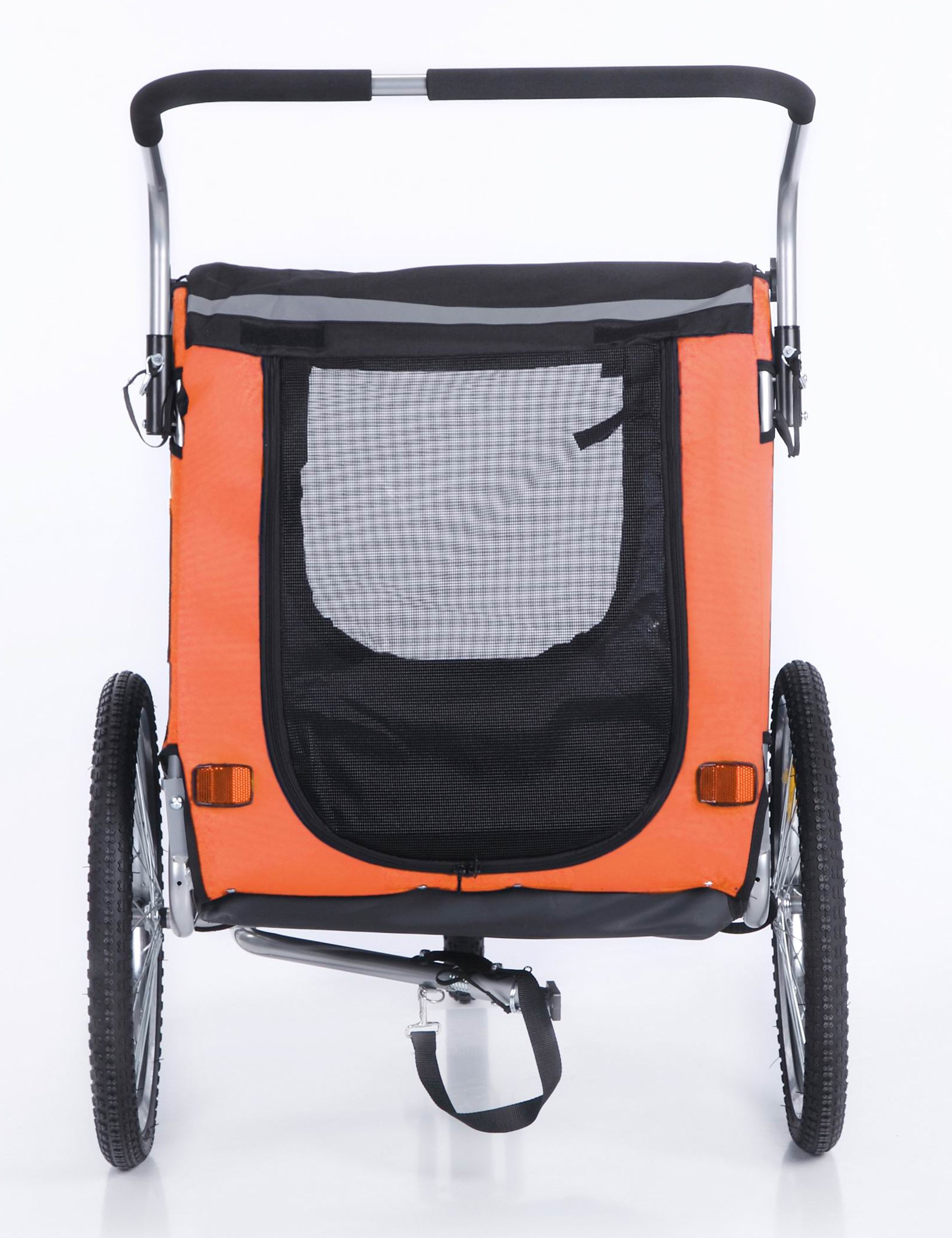 Dog Trailer Bicycle & Jogger 2-in-1 with Handbrake and Reflectors (10202B)