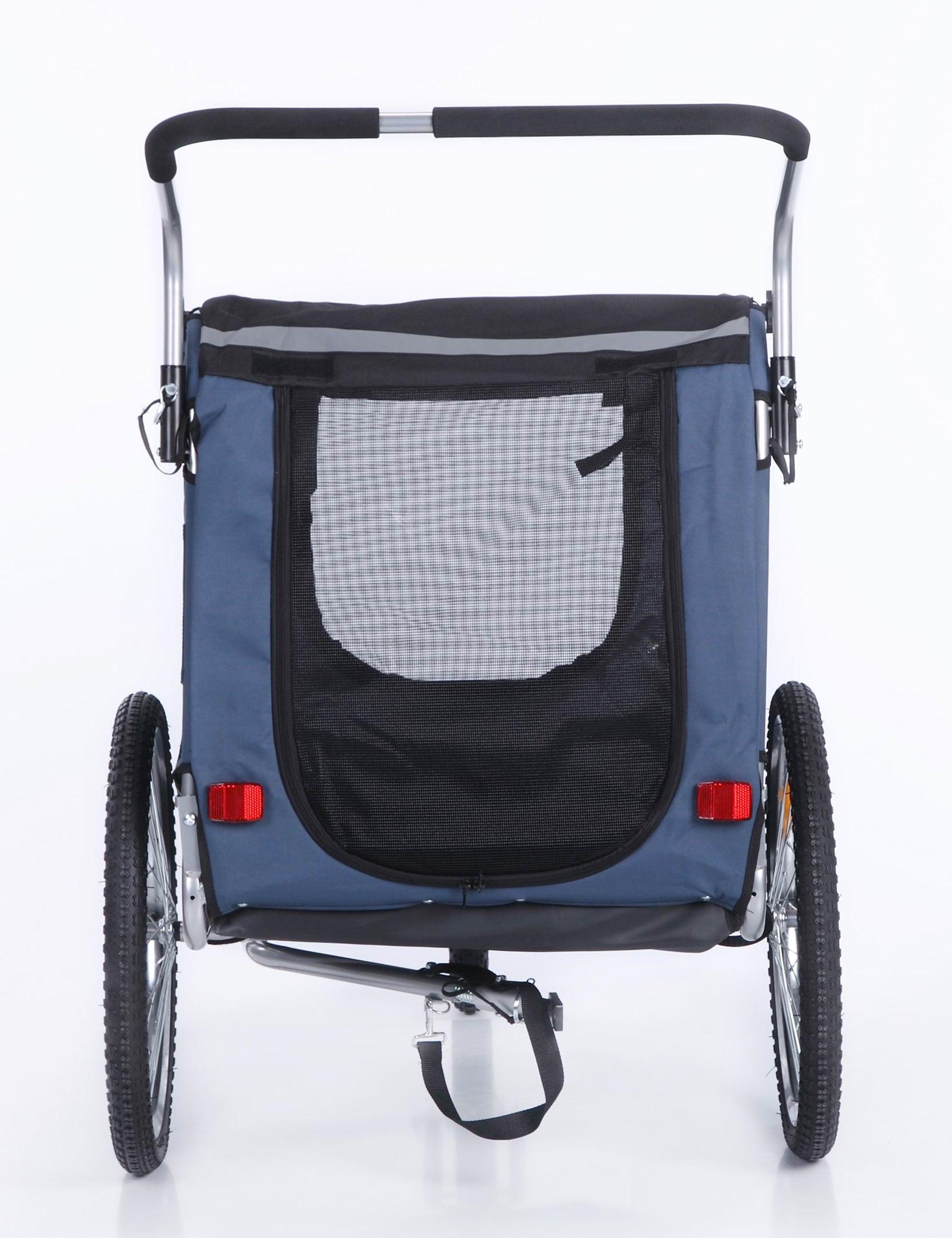 Dog Trailer Bicycle & Jogger 2-in-1 with Handbrake and Reflectors (10202B)