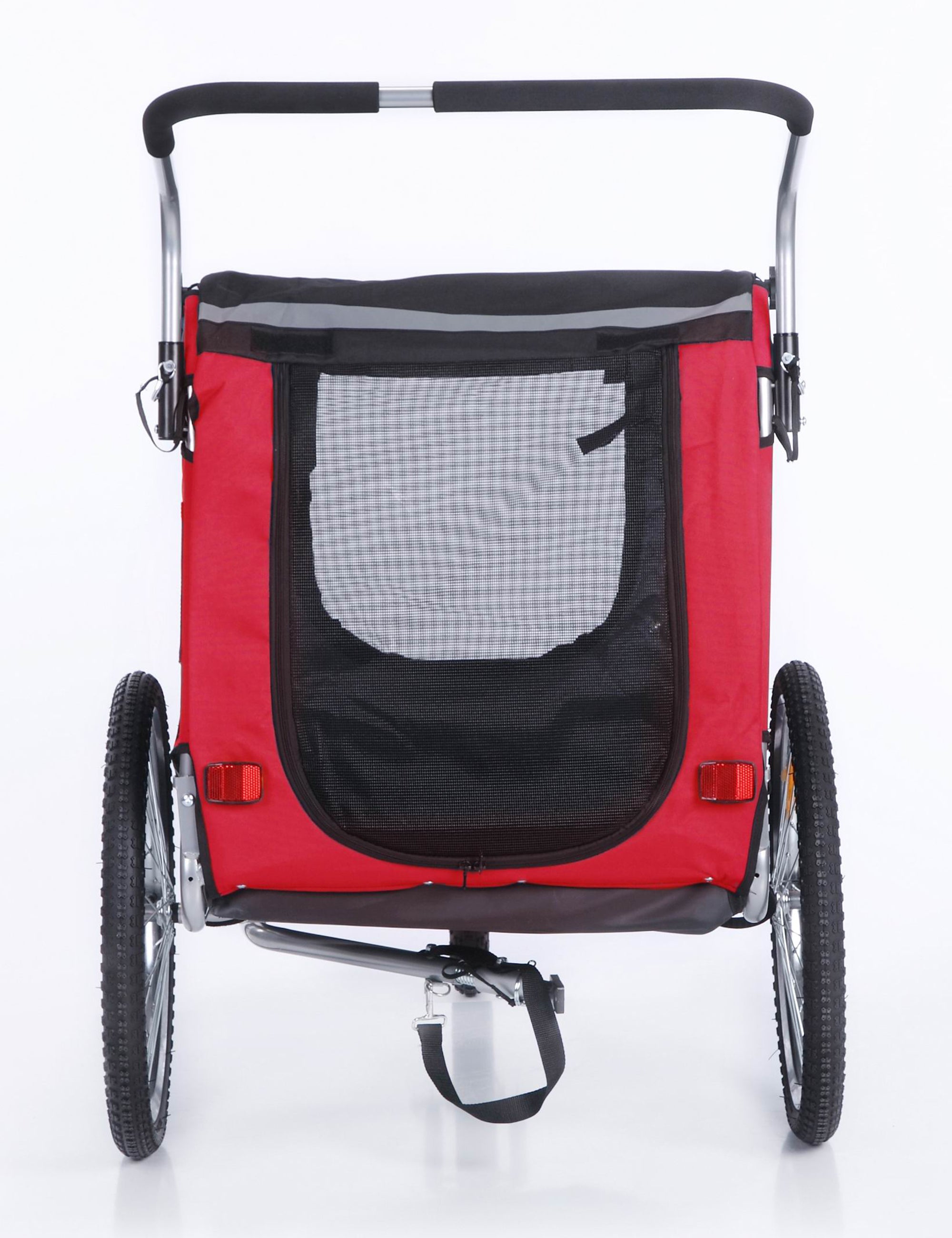 Dog Trailer Bicycle & Jogger 2-in-1 with Handbrake and Reflectors (10202B)