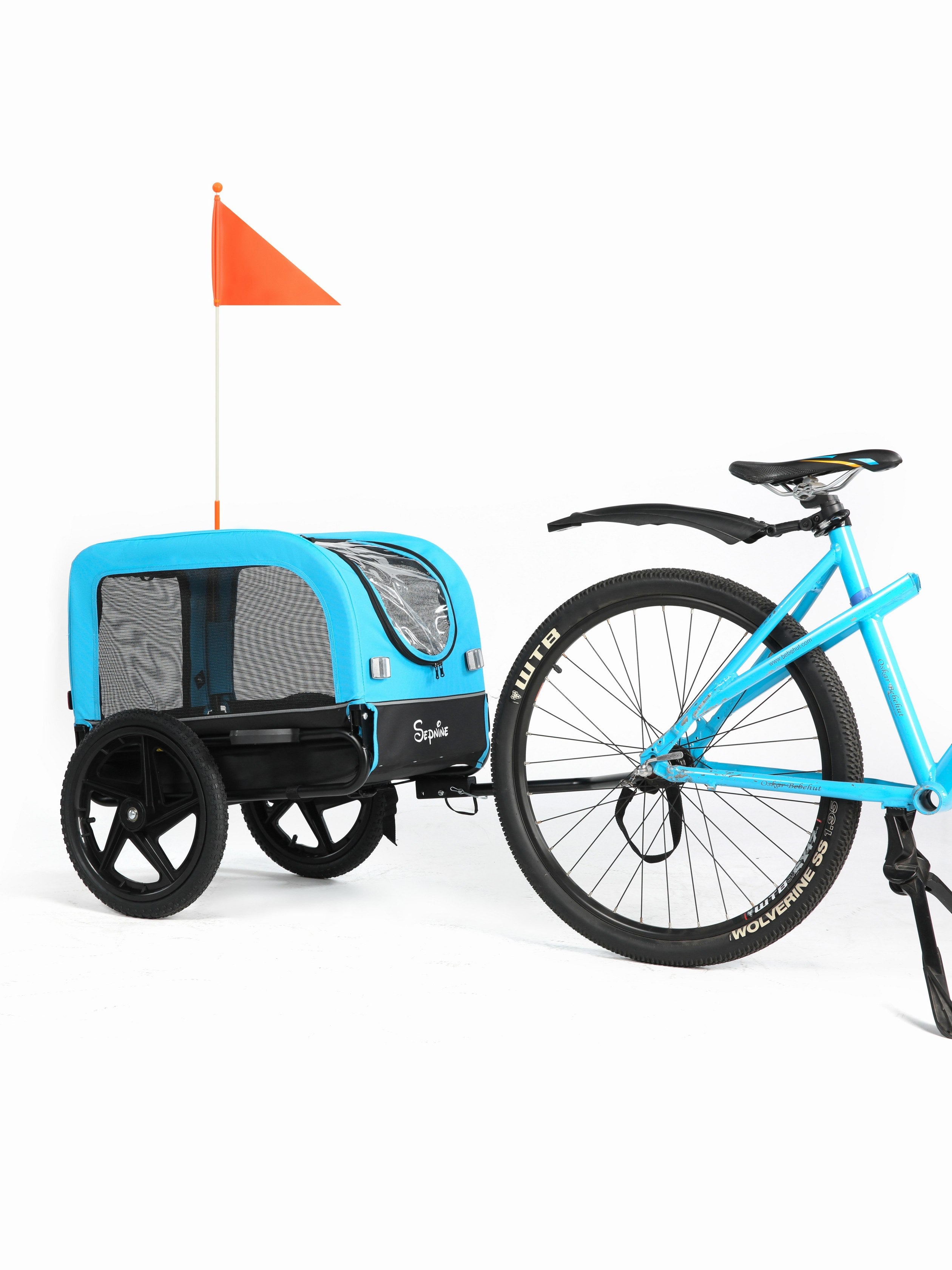 Remolque para bicicleta para perros, apto para mascotas pequeñas y medianas (20303N)