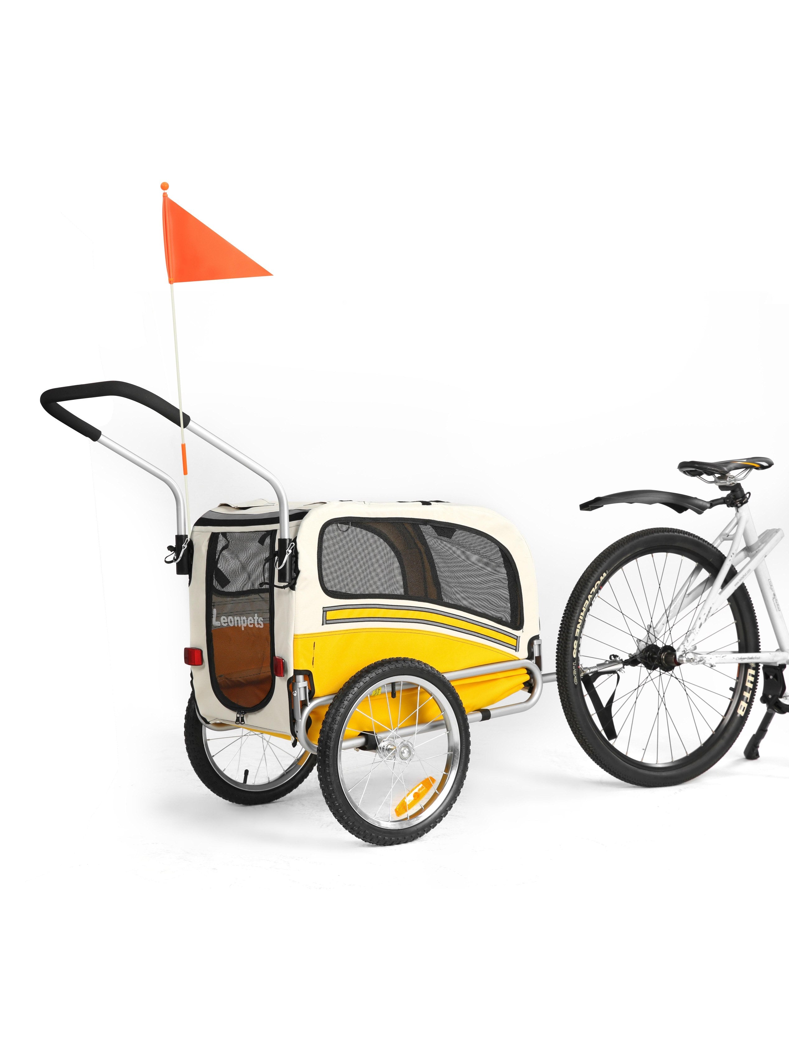 Dog Bike Trailer 2-in-1, Suitable for Small and Medium Pets (20303B)