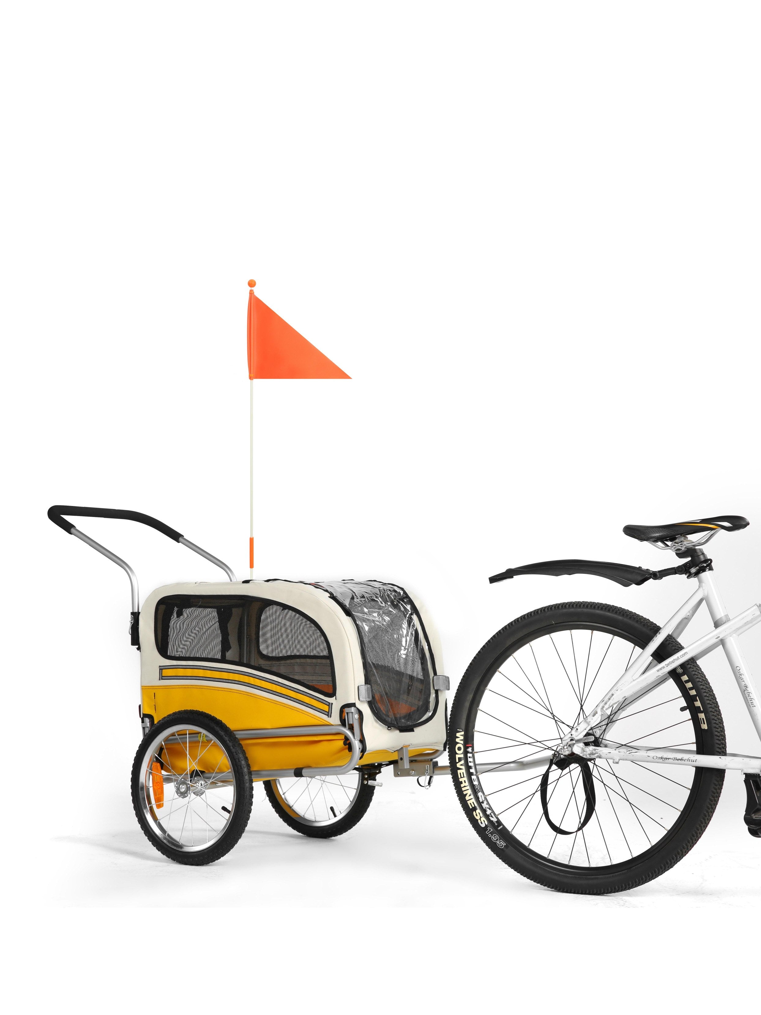 Dog Bike Trailer 2-in-1, Suitable for Small and Medium Pets (20303B)