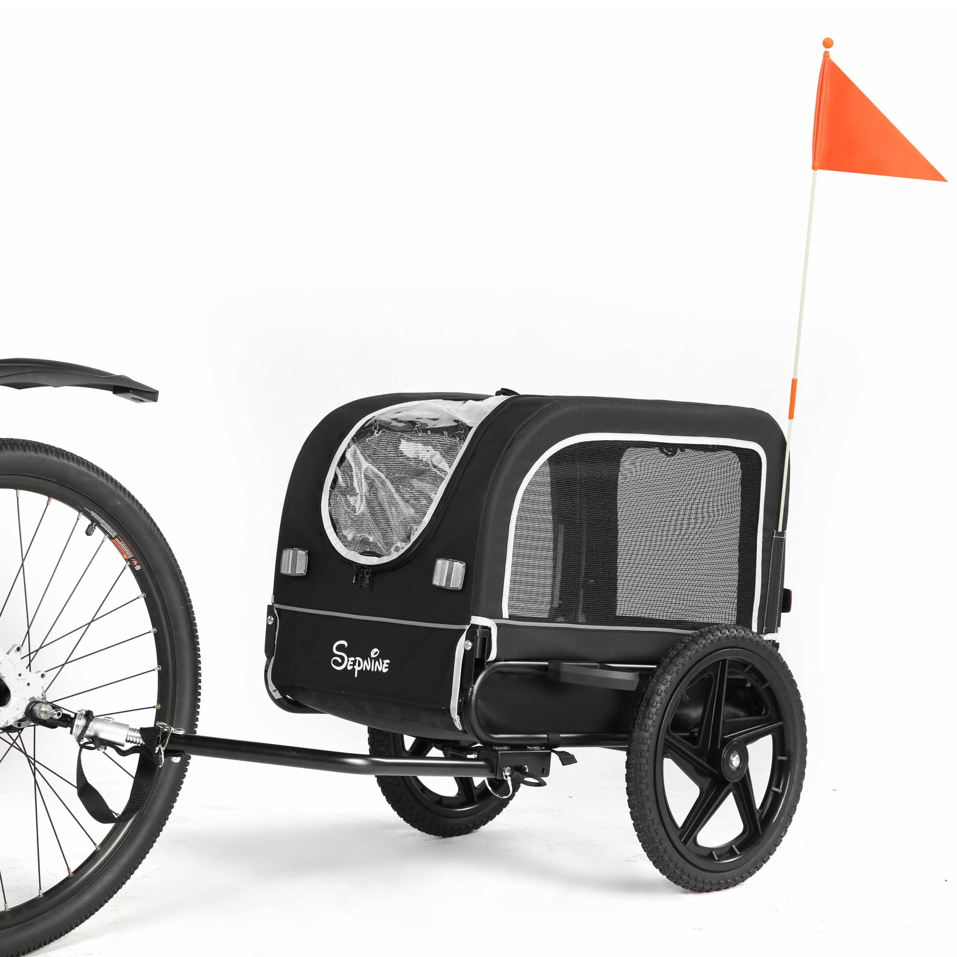 Remolque para bicicleta para perros, apto para mascotas pequeñas y medianas (20303N)