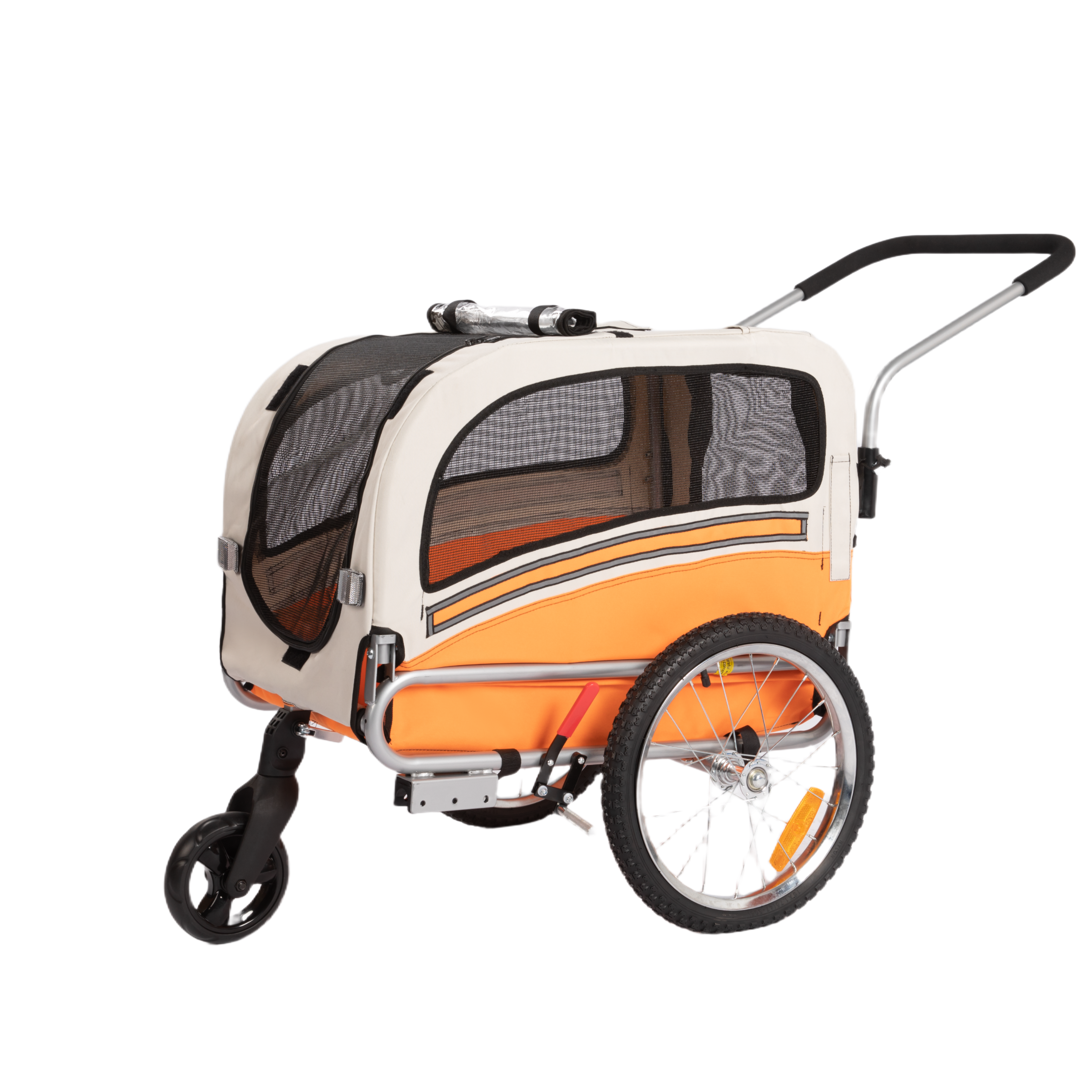 Dog Bike Trailer 2-in-1, Suitable for Small and Medium Pets (20303B)